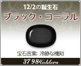 ブラック・コーラル - 12/2の誕生石